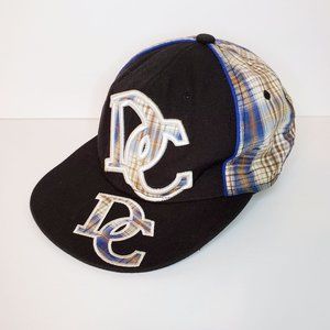 DC Plaid Fitted Ball Cap Hat